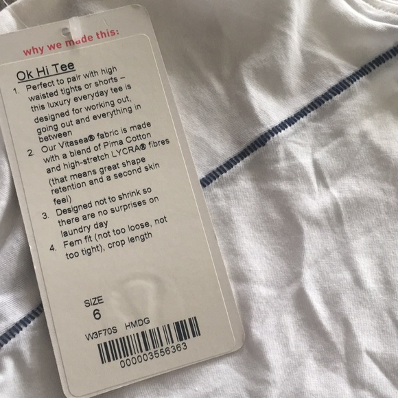Lulu lemon Ok Hi Tee - Picture 3 of 3